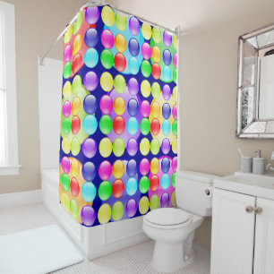 Rideaux De Douche Couleurs pour la décoration de la salle de bain -