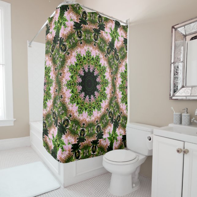 Rideaux De Douche Couronne d'Astilbe (En situation)