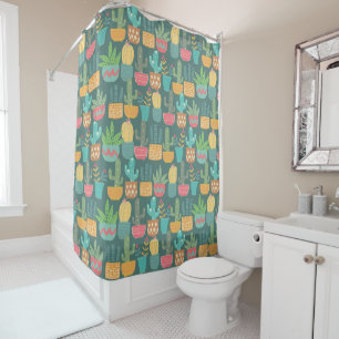 Rideaux De Douche Crazy Cactus