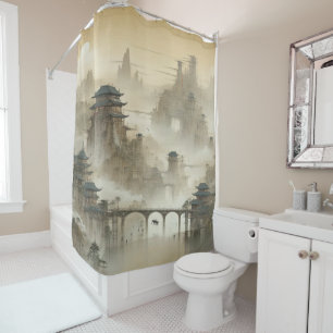 Rideaux De Douche Créez votre propre design Image personnalisée vint