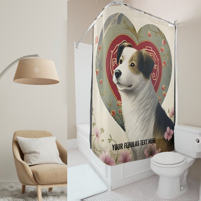 Rideaux De Douche Créez votre propre texte personnalisé personnalisé (Créateur téléchargé)