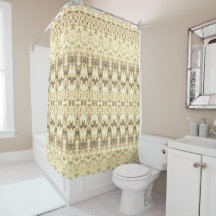 Crème Élégante Et Motif Brown