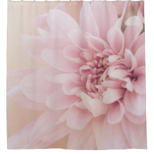 Rideaux De Douche Crème rose fleur Dahlia et floral