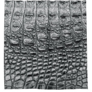 Rideaux De Douche Crocodile Noir : Météo Noire Mystique