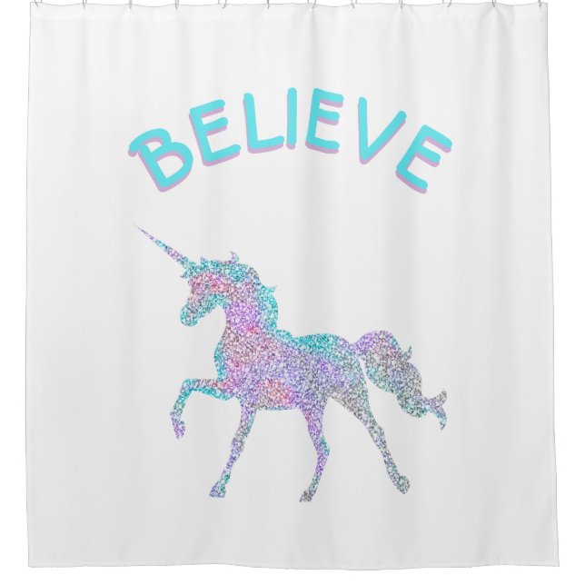 Rideaux De Douche Croyez l'Imaginaire Unicorn (Devant)