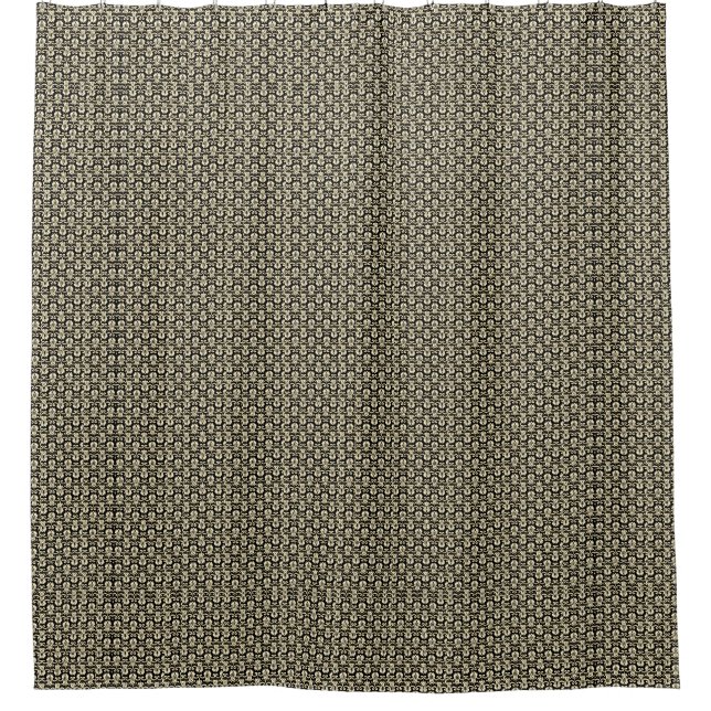 Rideaux De Douche Cru-Profond-Taupe-Beauté-Bain-Décor (Devant)