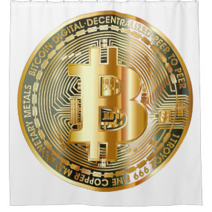 Rideaux De Douche crypto-monnaie Bitcoin