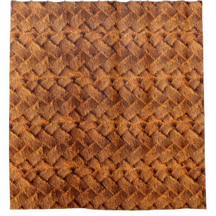 Rideaux De Douche Cuir Brown tissé fond cuir, marron, backgr