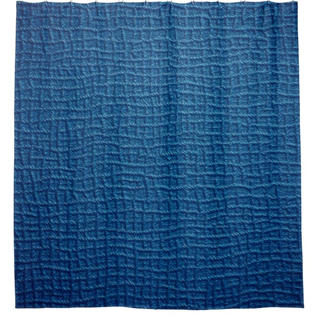 Rideaux De Douche Cuisine bleue (Devant)