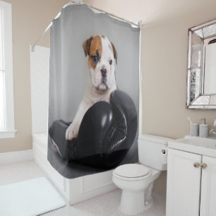 Rideaux De Douche Cute Bulldog Boxe Anglais Bulldog Lover cadeau