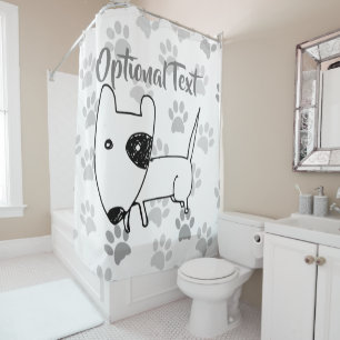 Rideaux De Douche Cute English Bull Terrier