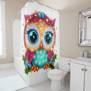 Rideaux De Douche Cute et adorable Kawaii Baby Owl