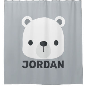 Rideaux De Douche Cute Little Polar Bear