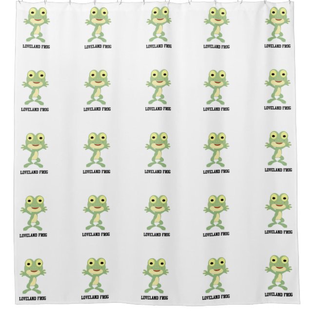 Rideaux De Douche Cute Loveland Frog (Devant)