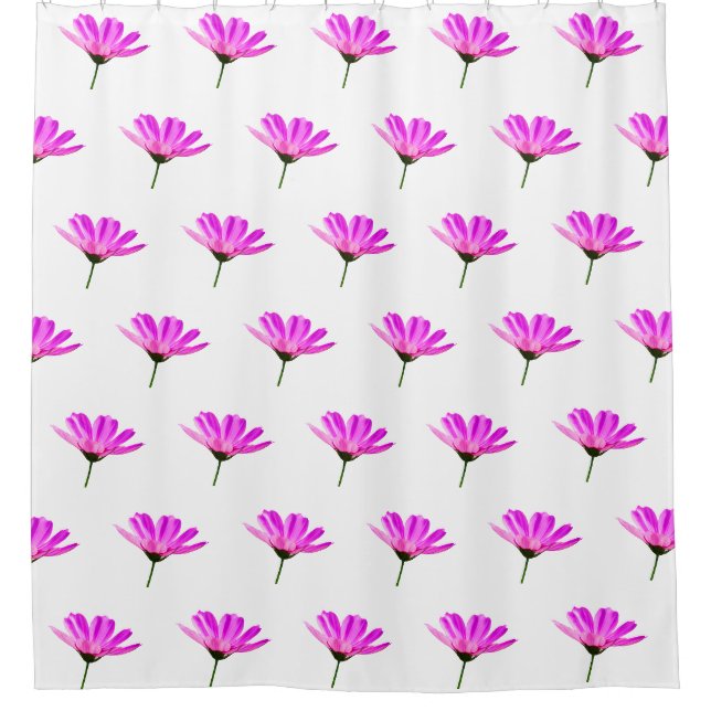 Rideaux De Douche Daisy rose (Devant)
