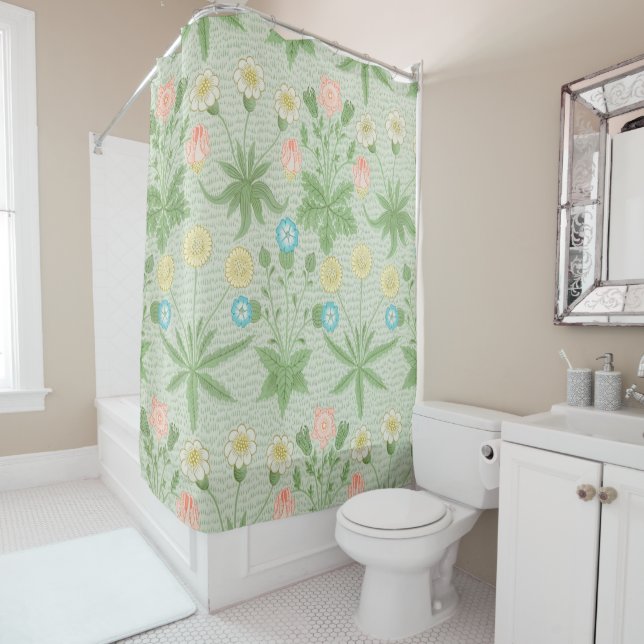 Rideaux De Douche Daisy, William Morris (En situation)