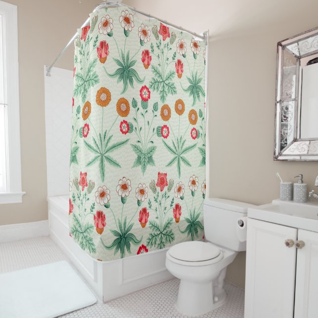Rideaux De Douche Daisy, William Morris (En situation)