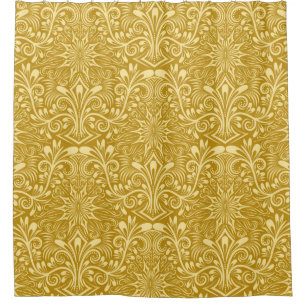 Rideaux De Douche Damask sans couture motif répétant arrière - plan.