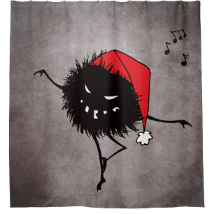 Rideaux De Douche Dancing Evil Christmas Bug