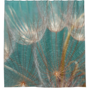 Rideaux De Douche Dandelion blanc en gros plan photographie