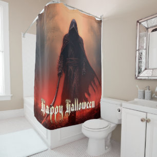 Rideaux De Douche Dans l'ombre de la Faucheuse - Halloween