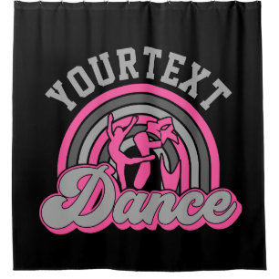 Rideaux De Douche Danseur de ballet AJOUTER DU TEXTE Danse classique