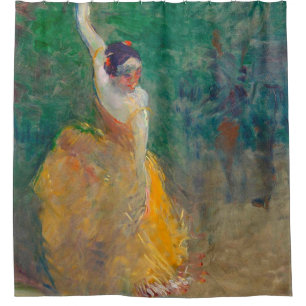 Rideaux De Douche Danseur Espagnol Par Henri De Toulouse Lautrec