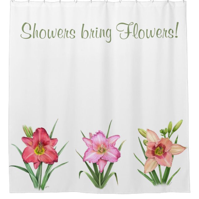 Rideaux De Douche Daylily Garden (Devant)