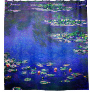 Rideaux De Douche De jolies nénuphars vintage par Claude Monet