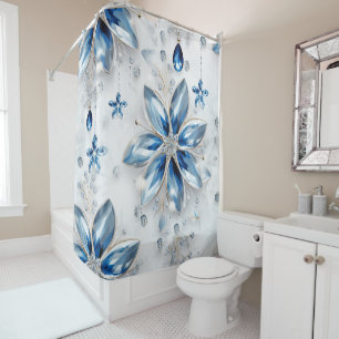 Rideaux De Douche Décor de l'événement hivernal