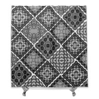 Décor en dentelle gothique noir et blanc Faux