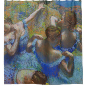 Rideaux De Douche Degas Danseuses Bleues Pastel Chef-d'œuvre d'Art