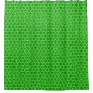 Rideaux De Douche Dentelle antique - émeraude et vert citron