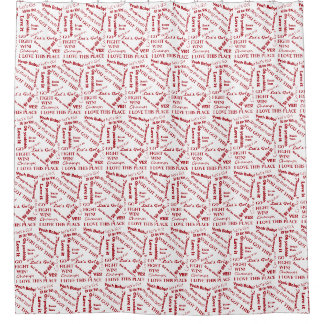 Rideaux De Douche Des fans applaudissent les mots d'encouragement