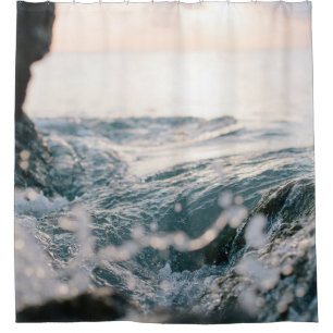 Rideaux De Douche Des vagues de mer impressionnantes Meilleur cade