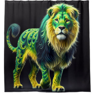 Rideaux De Douche Design Lion