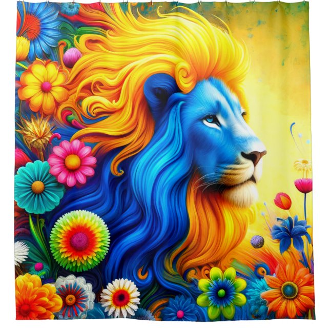 Rideaux De Douche Design Lion (Devant)