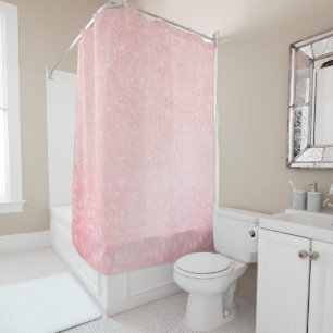 Rideaux De Douche Design luxueux parties scintillant rose fille