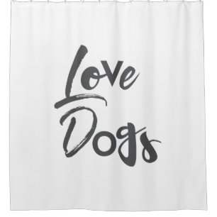 Rideaux De Douche Design moderne, simple, urbain et cool de Love Dog