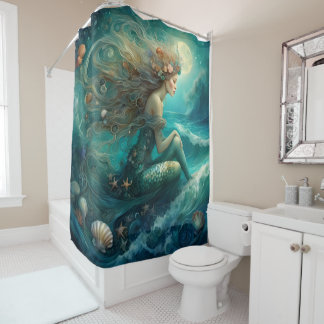 Rideaux De Douche Dessin de sirène