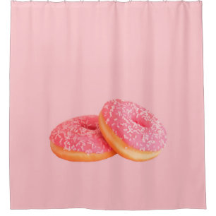 RIDEAUX DE DOUCHE DEUX DOUCEAUX DE FRAISES AVEC DES ÉPREUVES