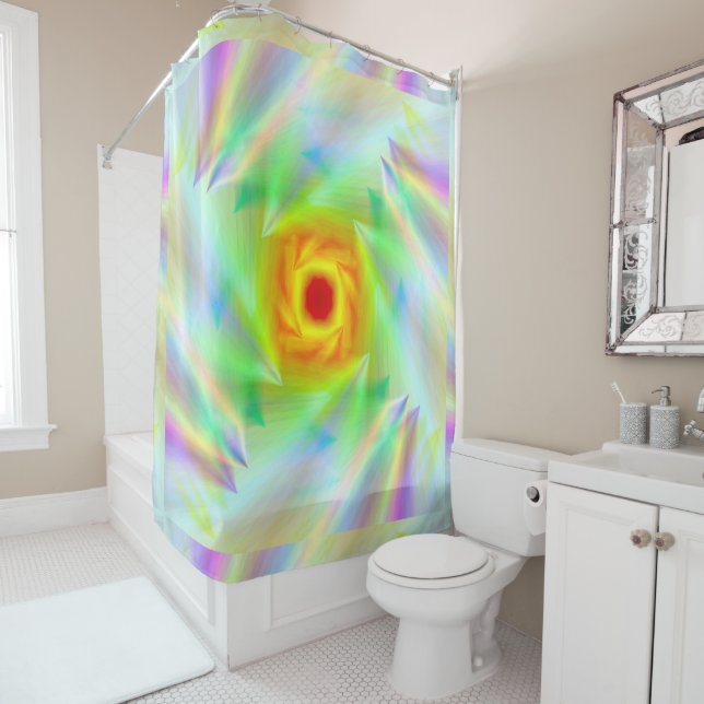 Rideaux De Douche Diamond Fire bird 5 (En situation)