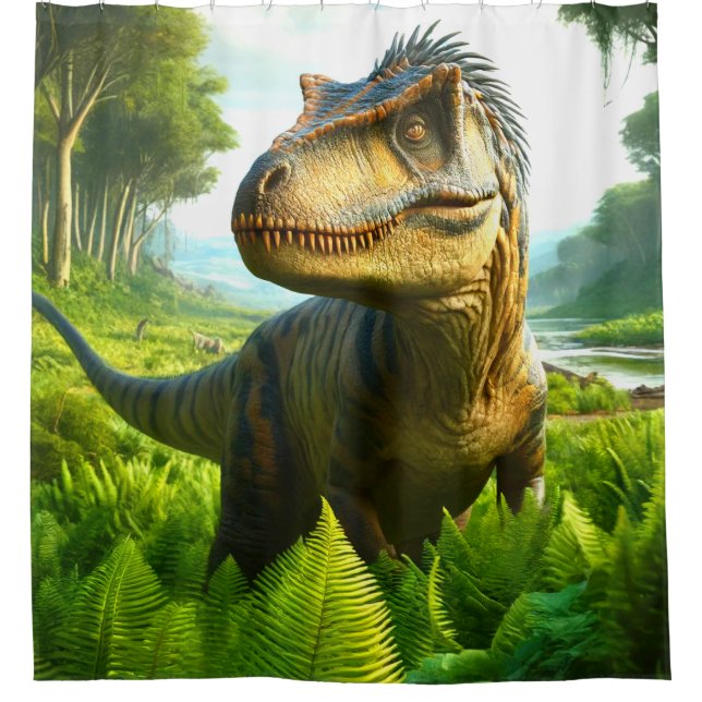 Rideaux De Douche Dinosaure (Devant)