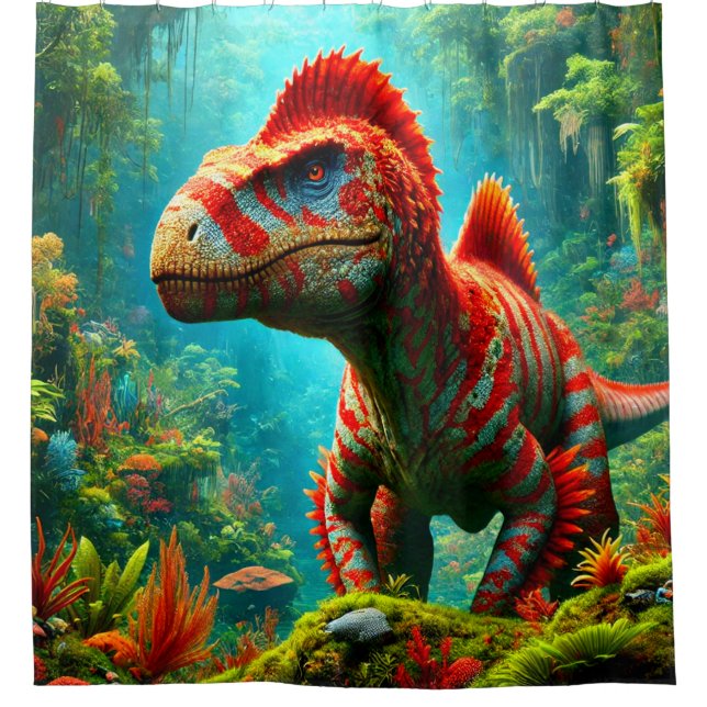 Rideaux De Douche Dinosaure (Devant)