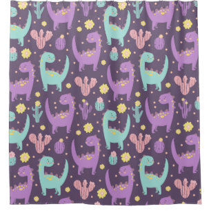 Rideaux De Douche Dinosaure