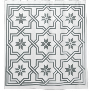 Rideaux De Douche do-it-yourself Arrière - plan Charcoal Byzantine Q