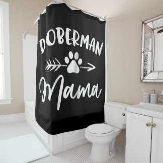 Rideaux De Douche Doberman Mama | Jolie Doberman Lovers Cadeau