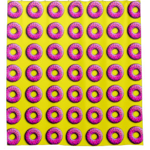 Rideaux De Douche Donut Pinky avec des arrosages colorés + vos idées