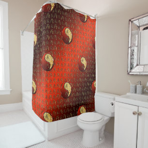 Rideaux De Douche Dragon de Feu