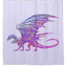 Dragon de mosaïque Extraordinaire violet